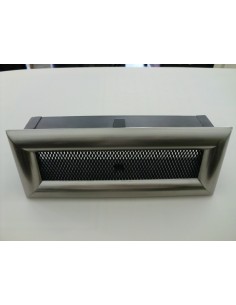 REJILLA CON PREMARCO ACERO LIJADO  20 x 8 cm. 2