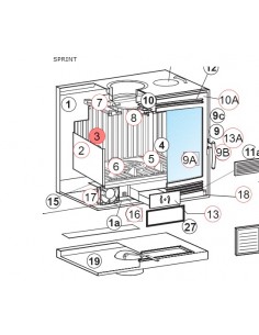 FRONTAL FUNDICIÓN INSERTABLE DE LEÑA 2