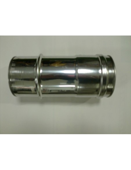 TUBO EXTRA CORTO CHIMENEAS PELLETS