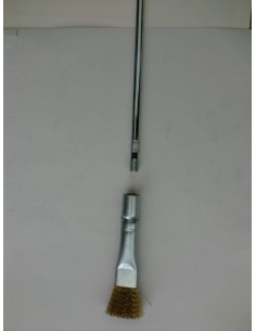 PINCEL PLANO DE ACERO MANGO METAL 2