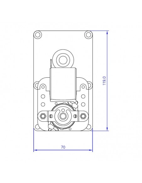 Motor Mellor T3 - 3,3 RPM SIN ENCODER