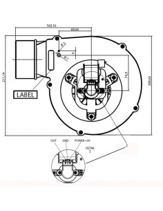 Extractor de humos para estufas a pellets 2