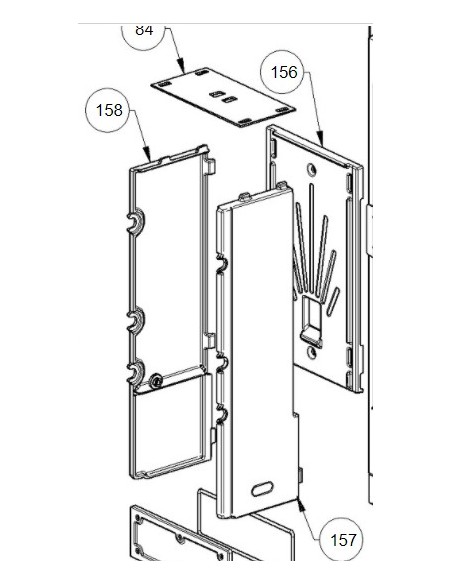 PLACA FRONTAL FUNDIDO ESTUFAS EXTRAFLAME