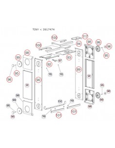 CERÁMICA ANGULAR PARA ESTUFAS EDILKAMIN