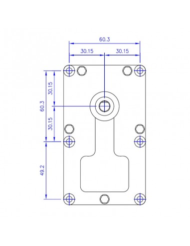 Motorreductor Mellor 8 rpm y eje 8,5 mm