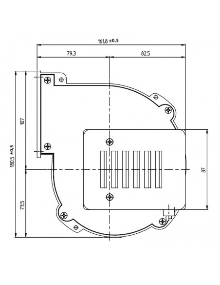 Ventilador centrífugo CF 100-35 para estufas a pellets. Ventilador centrífugo CF 100-35 para estufas a pellets.