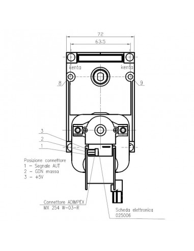 MOTORREDUCTOR KENTA SIN EJE 2RPM