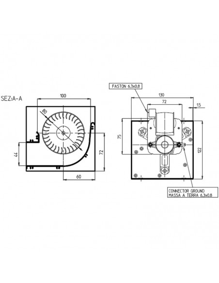 Ventilador tangencial FERGAS 148303