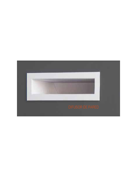 DIFUSOR DE AIRE FRONTAL COLOR BLANCO