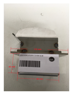 BRASERO ACERO INOX PARA ESTUFAS DE PELLETS.