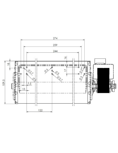 Ventilador tangencial TRIAL THS30B5-033