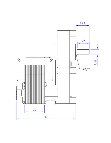 MOTORREDUCTOR MELLOR 4 RPM FB1271