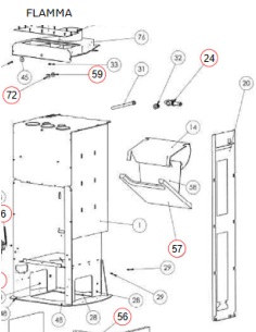 DEFLECTOR PARA EDILKAMIN FLAMMA