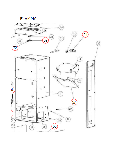 DEFLECTOR PARA EDILKAMIN FLAMMA