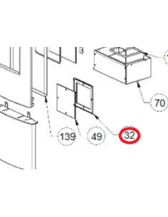 JUNTA PARA REGISTRO DE LIMPIEZA EXTRAFLAME