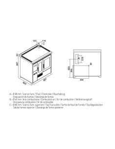 COCINA DE PELLET EVA CALOR MODELO ENRICA  COMPRA 2