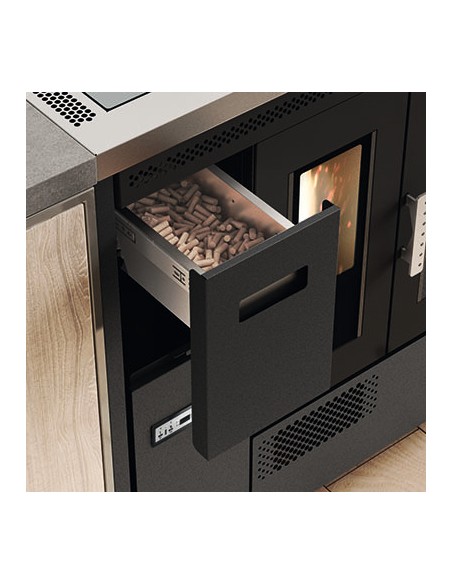 COCINA DE PELLET EVA CALOR MODELO ENRICA  COMPRA