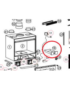 CAJÓN DE CENIZAS PARA CHIMENEAS DE LEÑA EDILKAMIN