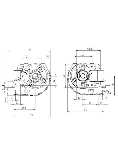 VENTILADOR TANGENCIAL ESTUFAS DE PELLET
