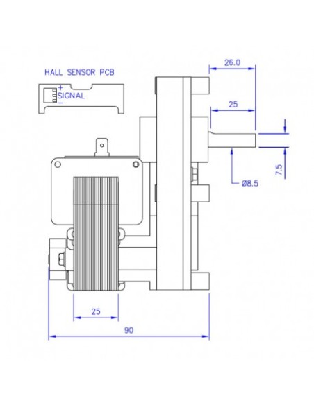 MOTORREDUCTOR MELLOR FB1222