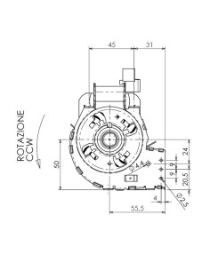 Ventilador tangencial TRIAL THS27B6-011 2