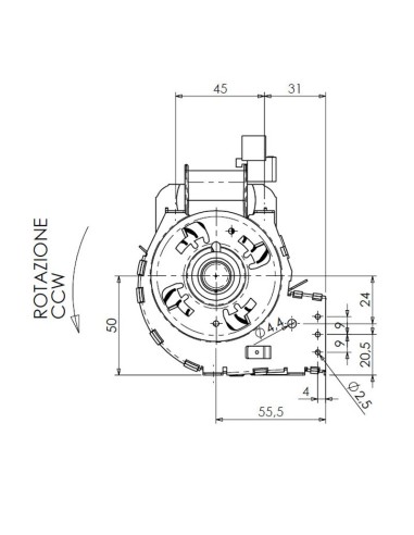 Ventilador tangencial TRIAL THS27B6-011