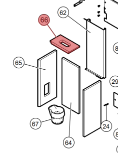 DEFLECTOR PARA CELL80+ Y GOTHA70 EDILKAMIN / EK63