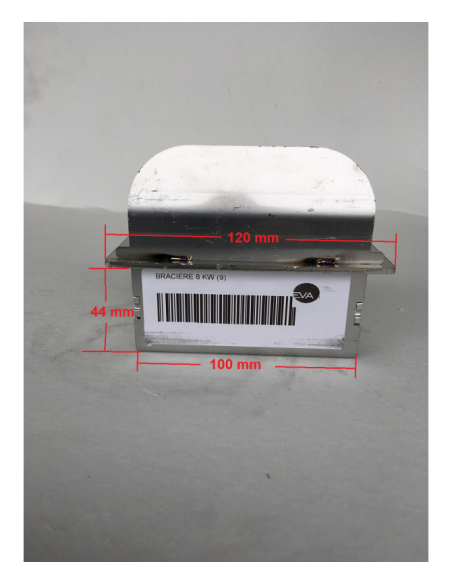 BRASERO EN ACERO 9 KW 901523800