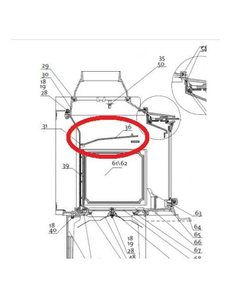 DEFLECTOR I80 RH / 90 VISION / I 530  [10251912]  12015608