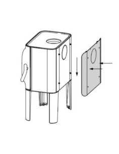 ESCUDO TÉRMICO TRASERO F 305 NEGRA  51049928