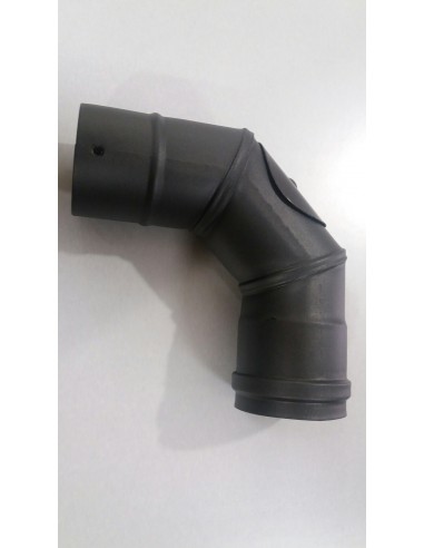 CODO DE 90º  CON INSPECCIÓN CHIMENEA PELLET