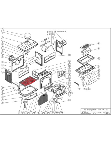 PLACA BASE DESGASTE F8 TD [10193312] 12015068