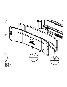 PLACA DESGASTE TRASERA C24 12044836