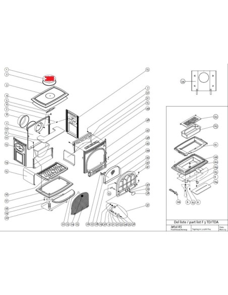 TAPA SALIDA HUMOS F3TD/F8TD/J4/J5 NM  [10196292] 12015108
