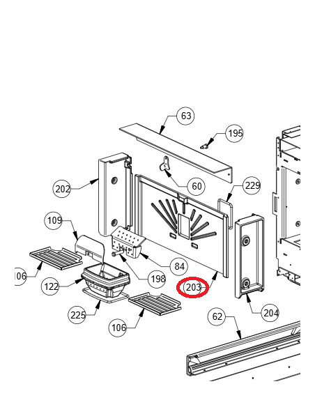 FRONTAL DE FUNDICION EXTRAFLAME COMFORT PLUS
