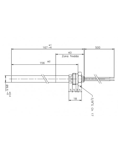 Resistencia eléctrica 280 W