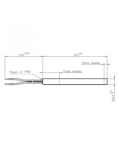 RESISTENCIA ELÉCTRICA 300 W - 230 V