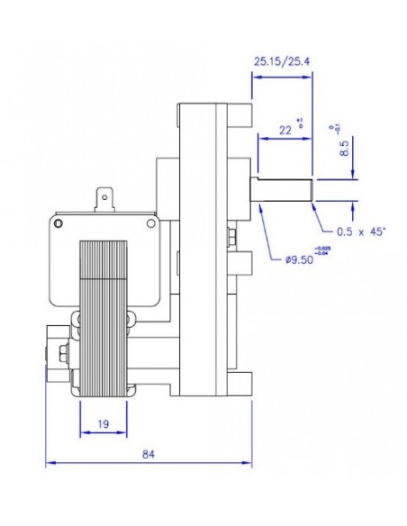 MOTOR MELLOR T3 -1 RPM