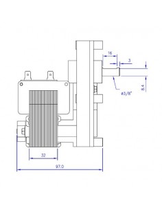 Motor Mellor T3 - 3 RPM 2