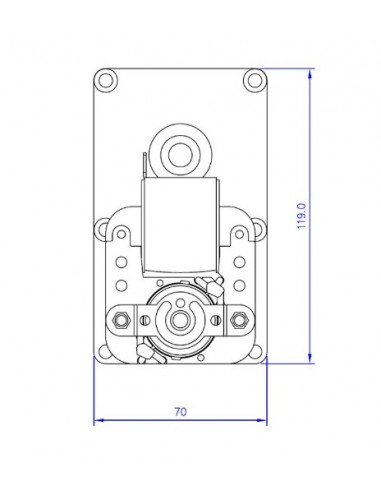 Motor Mellor T3 - 3 RPM