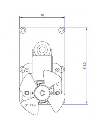 Motor Mellor T3 -5,3 RPM