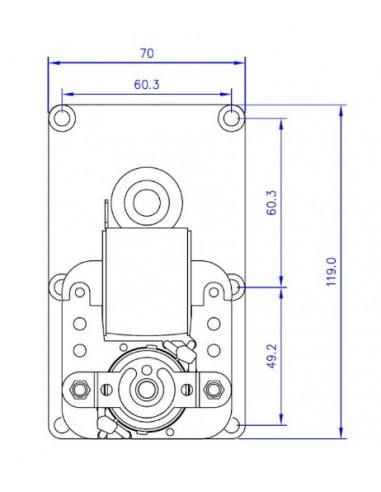 Motor Mellor T3 3 RPM