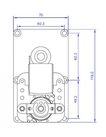 Motor Mellor T3 3 RPM