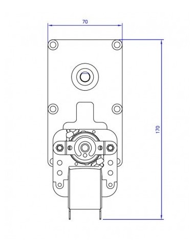 Motor Mellor T3 3 RPM