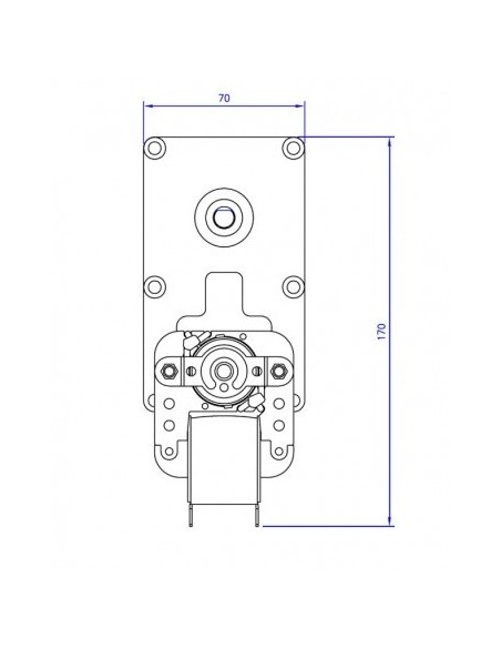 Motor Mellor T3 3 RPM